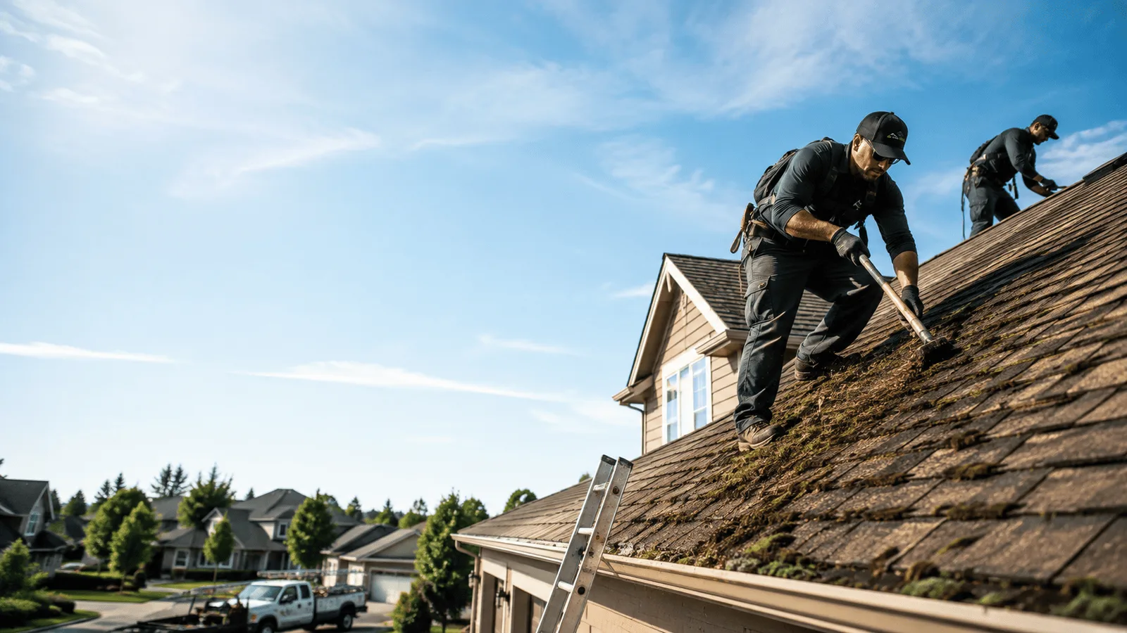 Roof Moss Removal in Peotone, IL near me